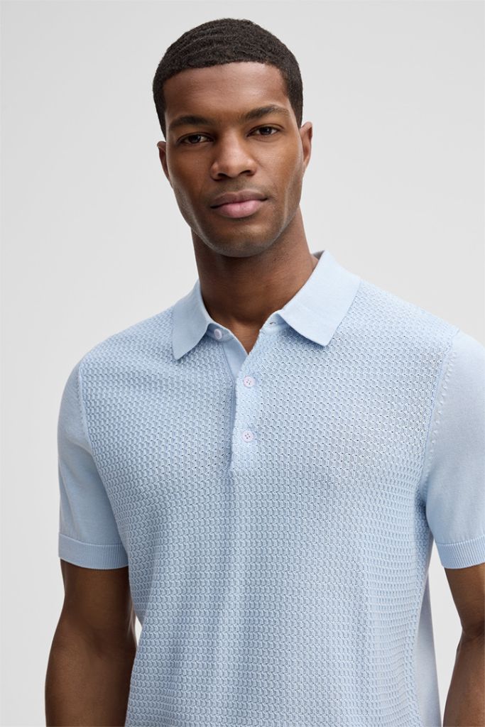 Polo strellson modèle adrian ciel