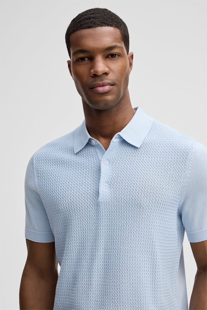 Polo strellson modèle adrian ciel