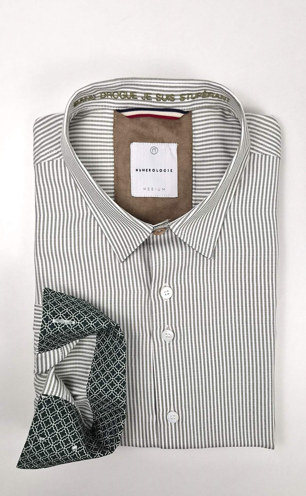 chemise numérologie numérolog1e ZEPHIR GREEN 1